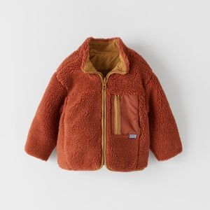 Zara reversible fleece jacket